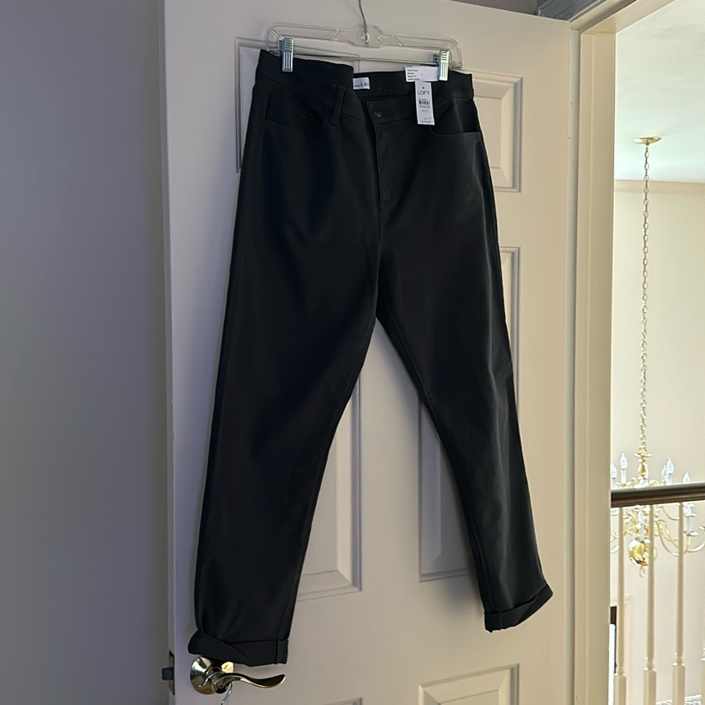 New with tags Loft The girlfriend 5 pocket pants in coastal blue size 31/12